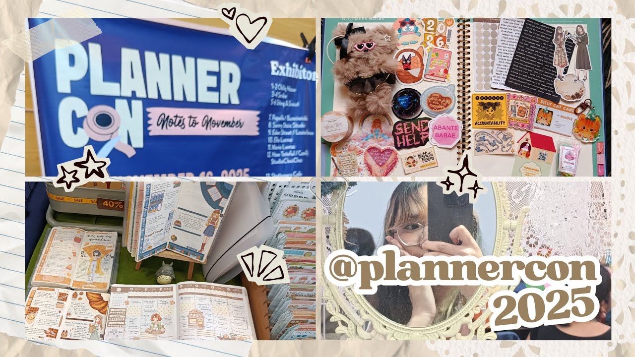 first time at plannercon 2025 𐙚˙⋆.˚ᡣ𐭩 