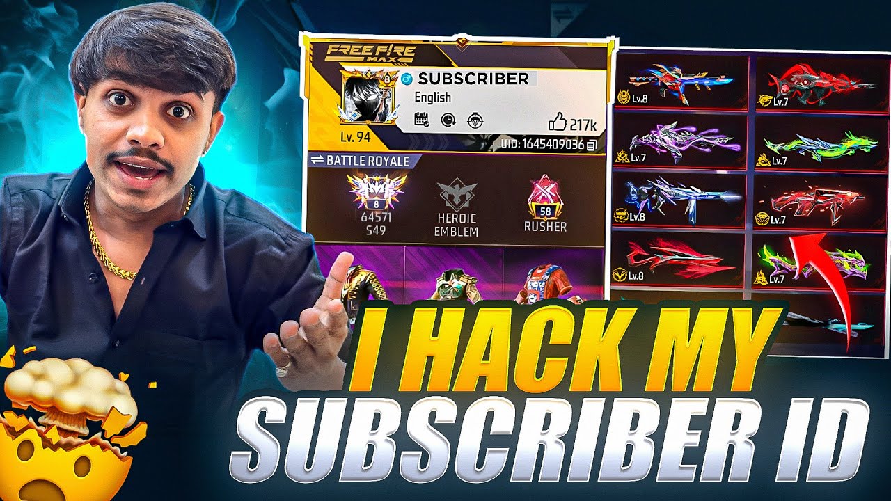 “I Hacked My Own Subscriber ID… Garena Free Fire 💀”