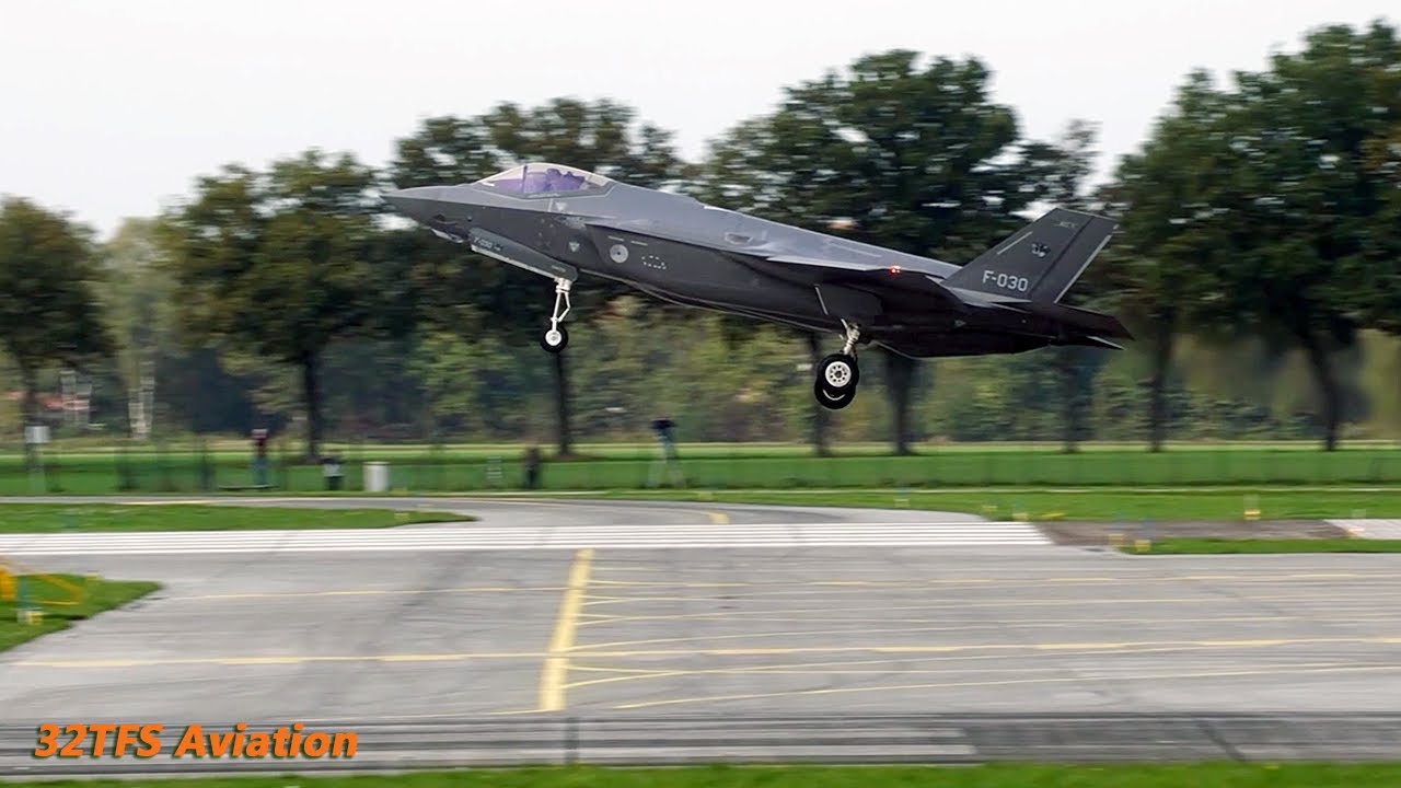 [4K] Volkel Airbase: Steadfast Noon Ops | F-35 & Tornado Returns