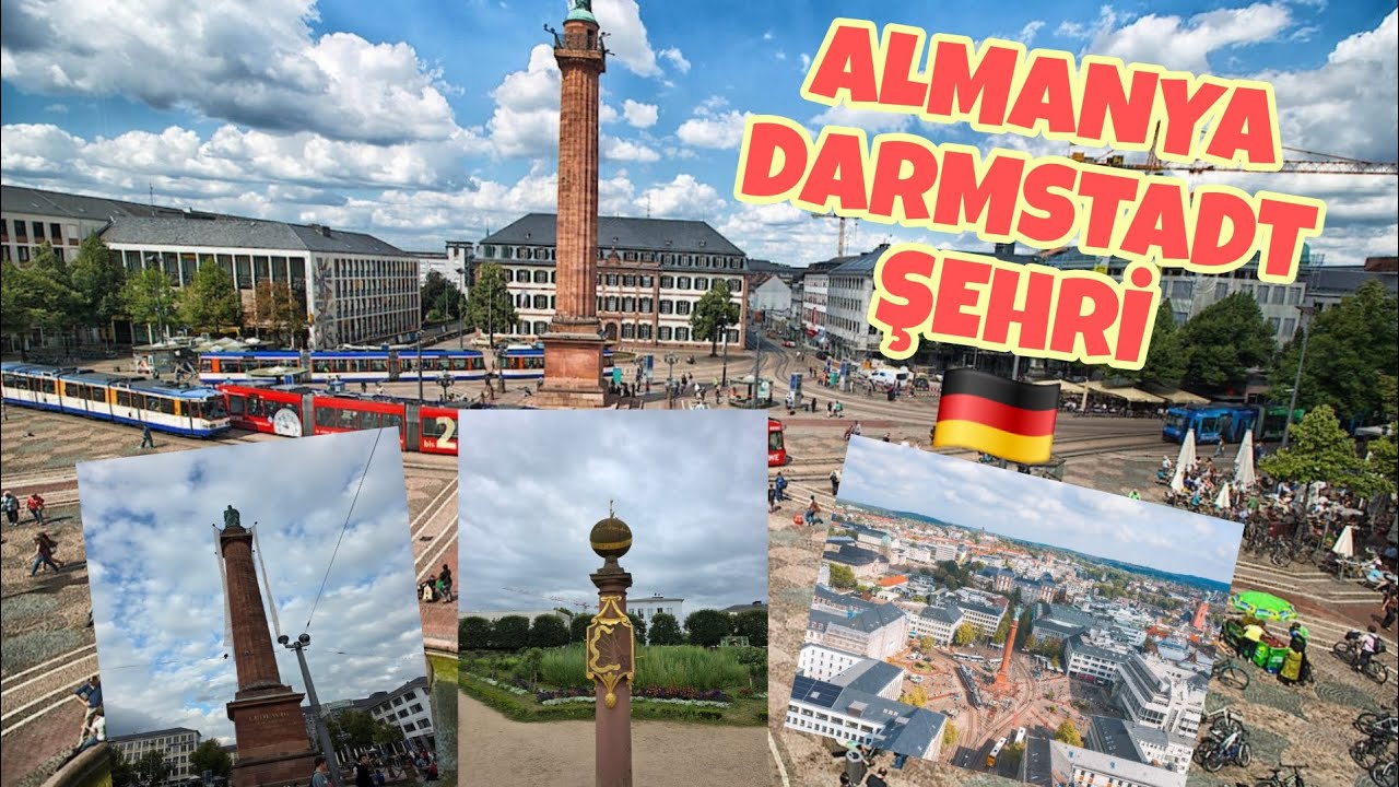 Almanya - Darmstadt Şehri 🇩🇪 ( Detaylı anlatım )