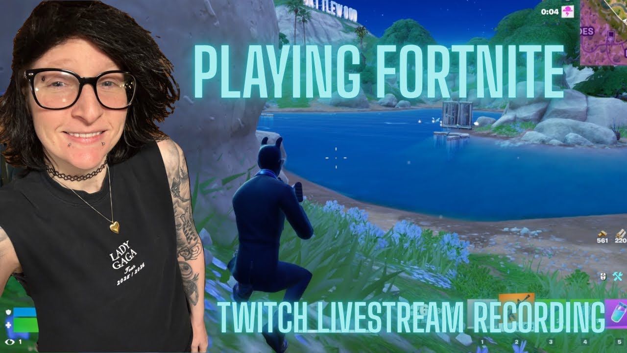Playing Fortnite