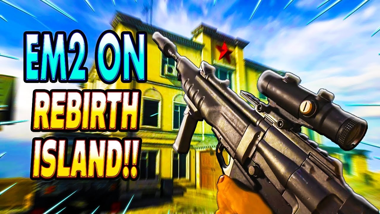 EM2 Still S Tier In Rebirth Island!? ( Warzone - Alcatraz ) Best EM2 Loadout