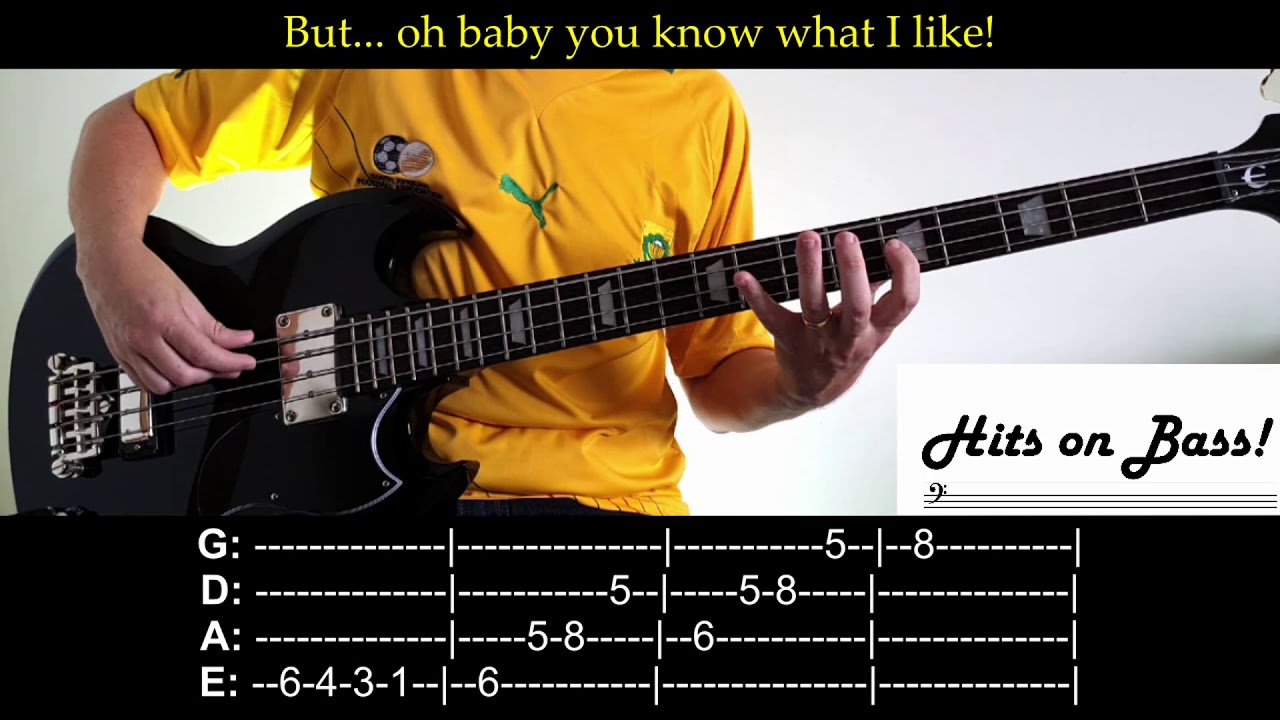 Chantilly lace (The Big Bopper) ― Bass cover with tabs and lyrics