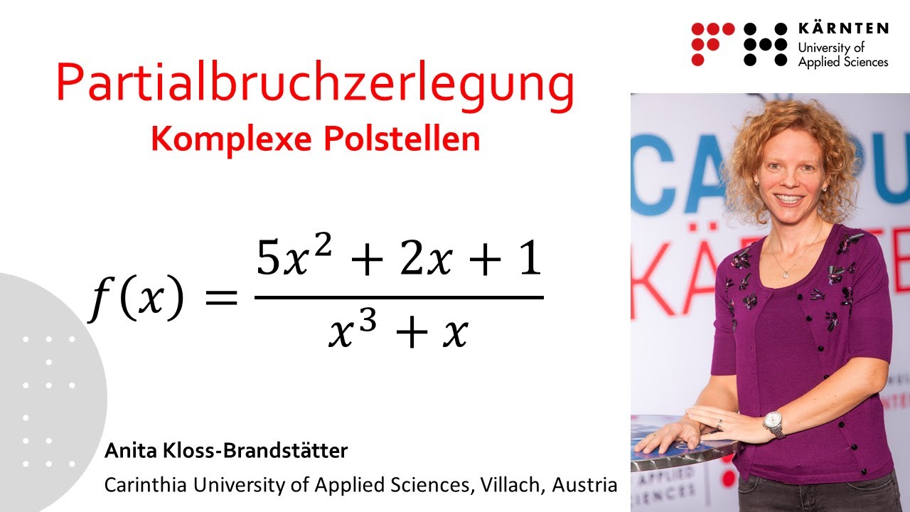 Partialbruchzerlegung: Komplexe Polstellen