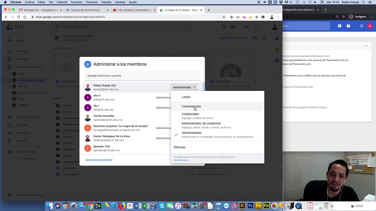 Configuración de las Unidades Compartidas en Google Drive