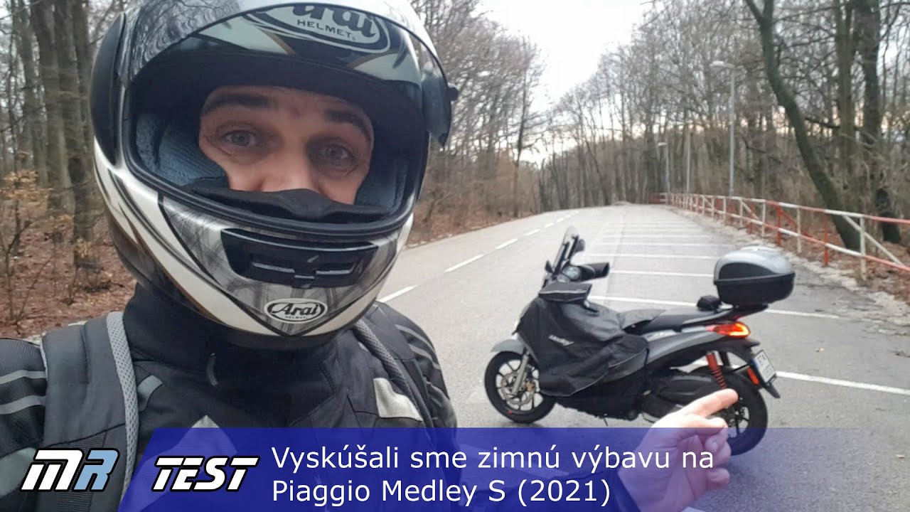 Vyskúšali sme zimnú výbavu na Piaggio Medley S (2021) - motoride.sk