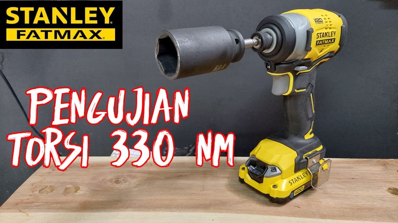 STANLEY FATMAX IMPACT DRIVER SBI810D2K-B1||TORSI NYA GILA TAPI NYAMAN UNTUK MULTIPLEK