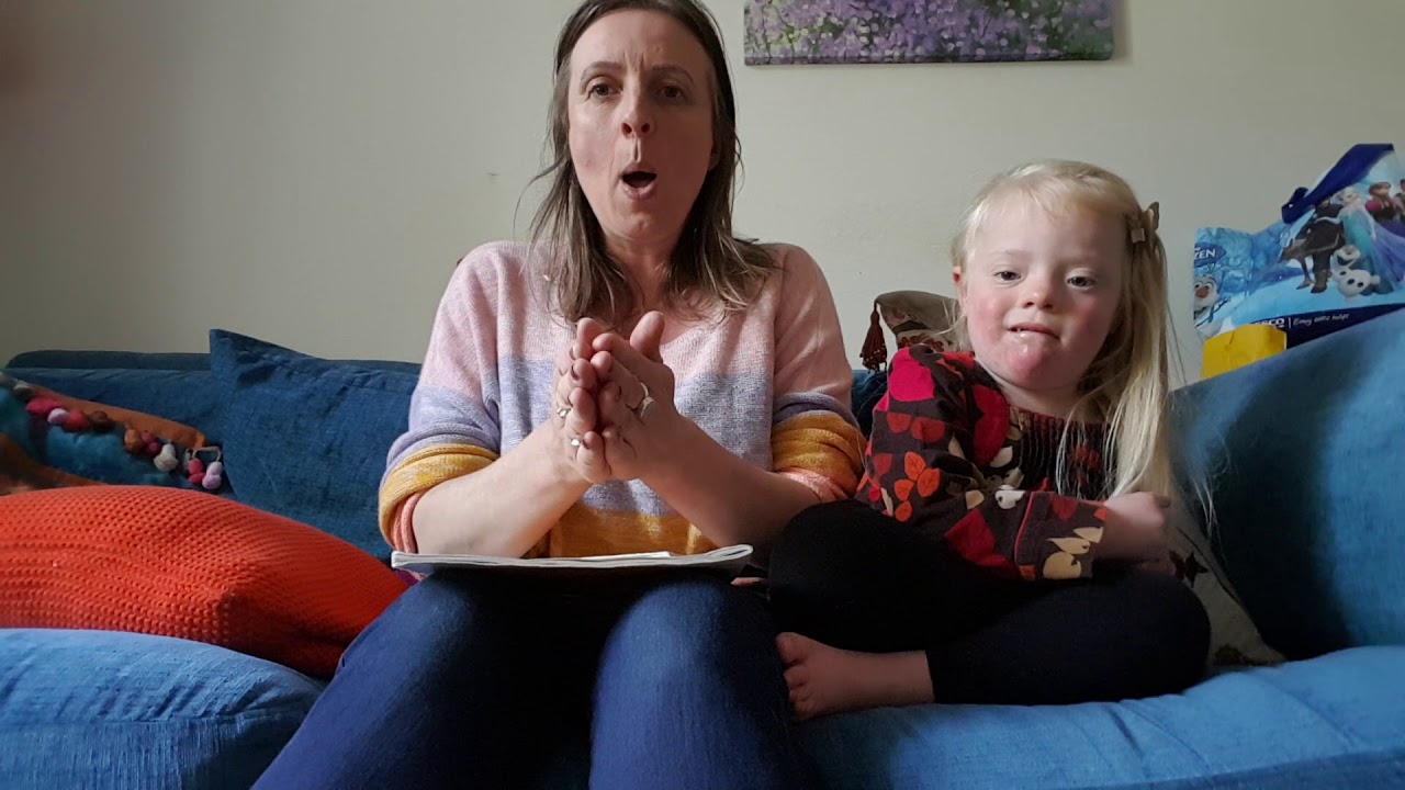 Makaton for 'book' & 'story' 📖