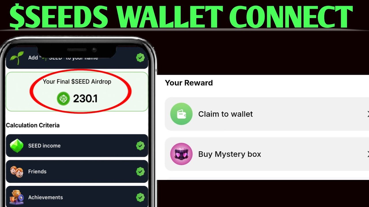 SEED AIRDROP WALLET CONNECT UPDATE - DO THIS NOW ‼️