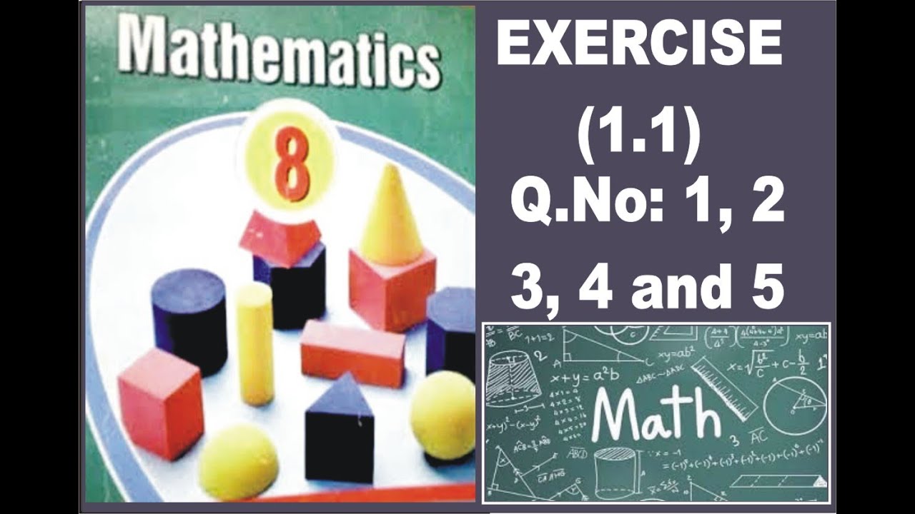 Balochistan Board Mathematics 8th class Chapter #01 Operations on Sets