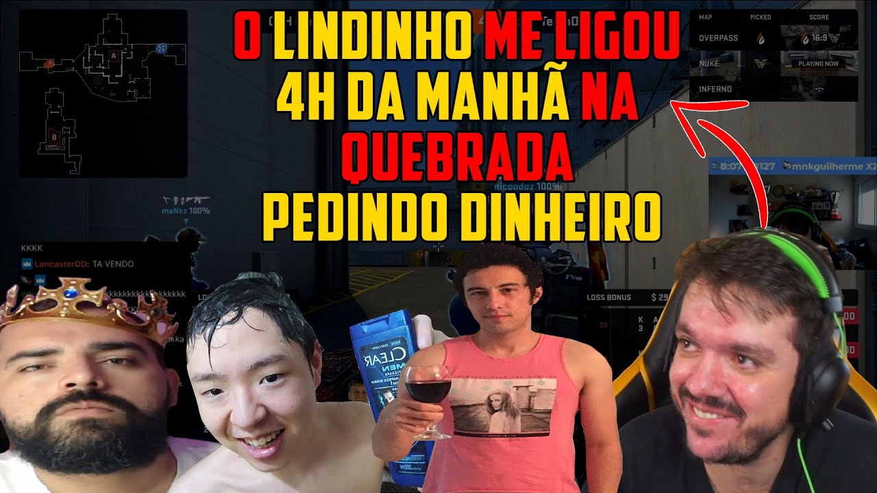 GAULES E BT0 TAXANDO O LINDINHO E O LIMINHA NA RESENHA DOS PATETAS