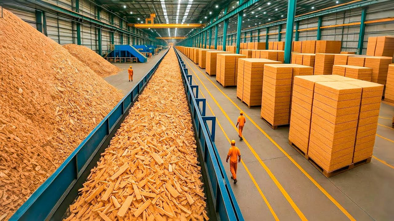 C&Oacute;MO Se FABRICAN TABLEROS AGLOMERADOS Con MADERA RECICLADA