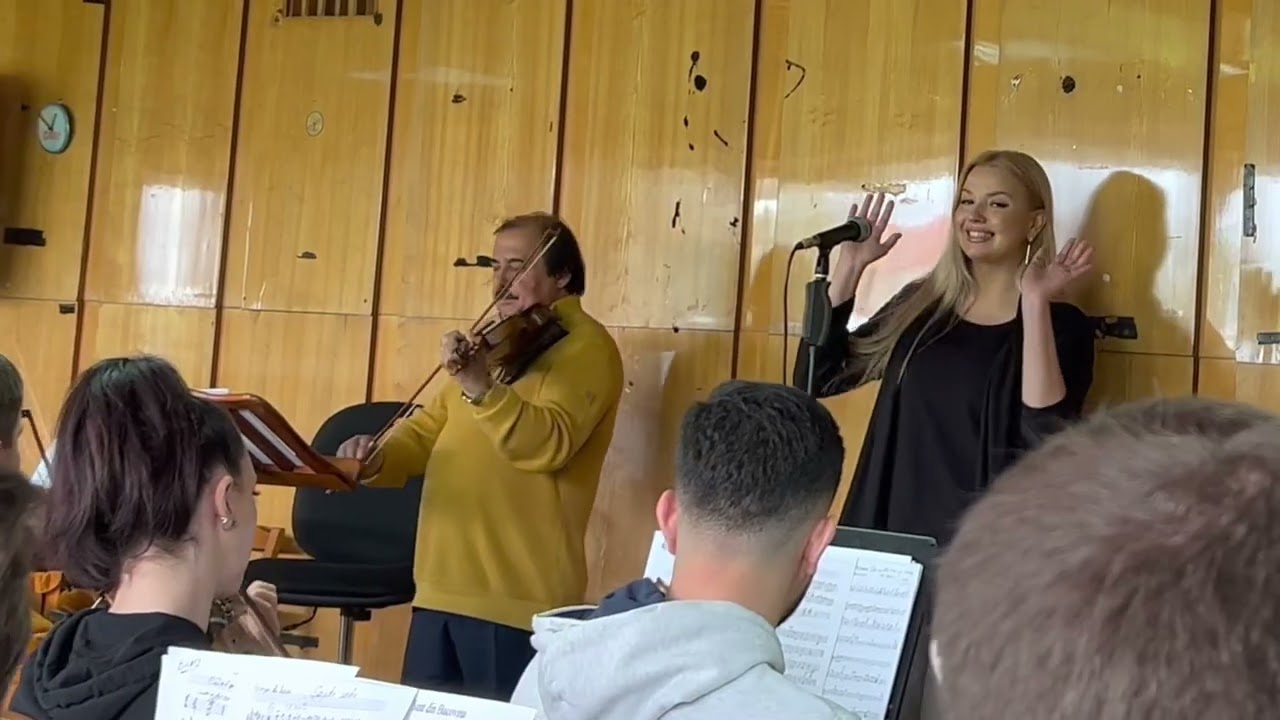 Doinita Gherman - Maestrul Nicolae Botgros, ''Lautarii''.Repetiții 