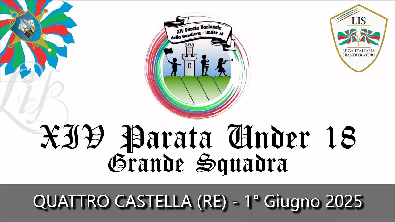 XIV Parata Nazionale Under 18 – Grande Squadra #sbandieratori #flagwaving #paratanazionale
