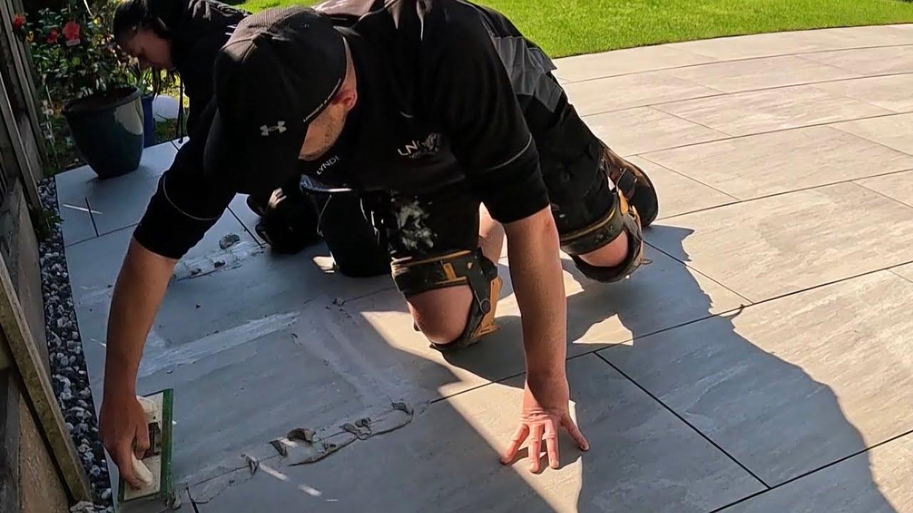 PRO Tips for using Tile Grout on your Porcelain Patio