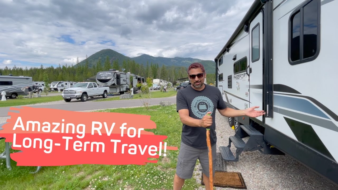 RV TOUR! Family of 5 Lives in 30’ Travel Trailer (2021 Keystone Passport 268BH + Mods)