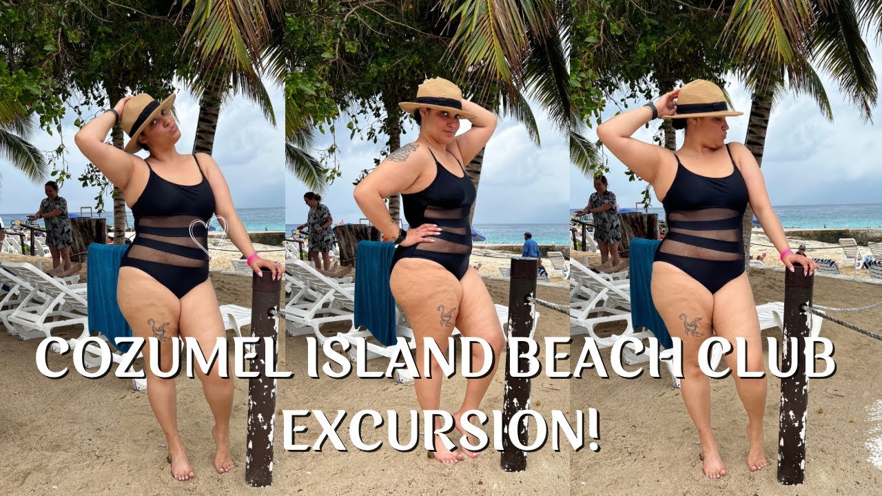 Carnival Breeze Cruise in Cozumel-Playa Azul Beach Club #vlog #excursion #beach