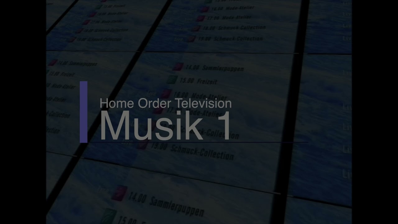 Home Order Television Musik (1995)