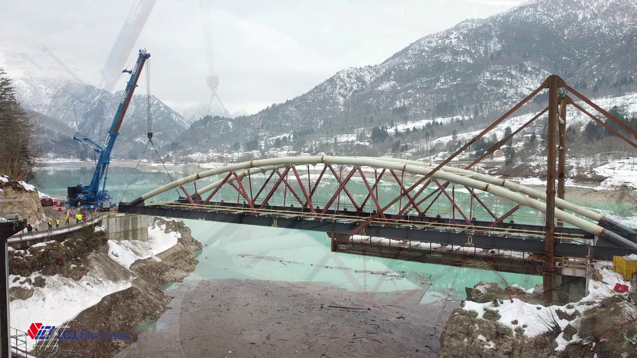 Varo del nuovo ponte di Barcis - Febbraio 2021