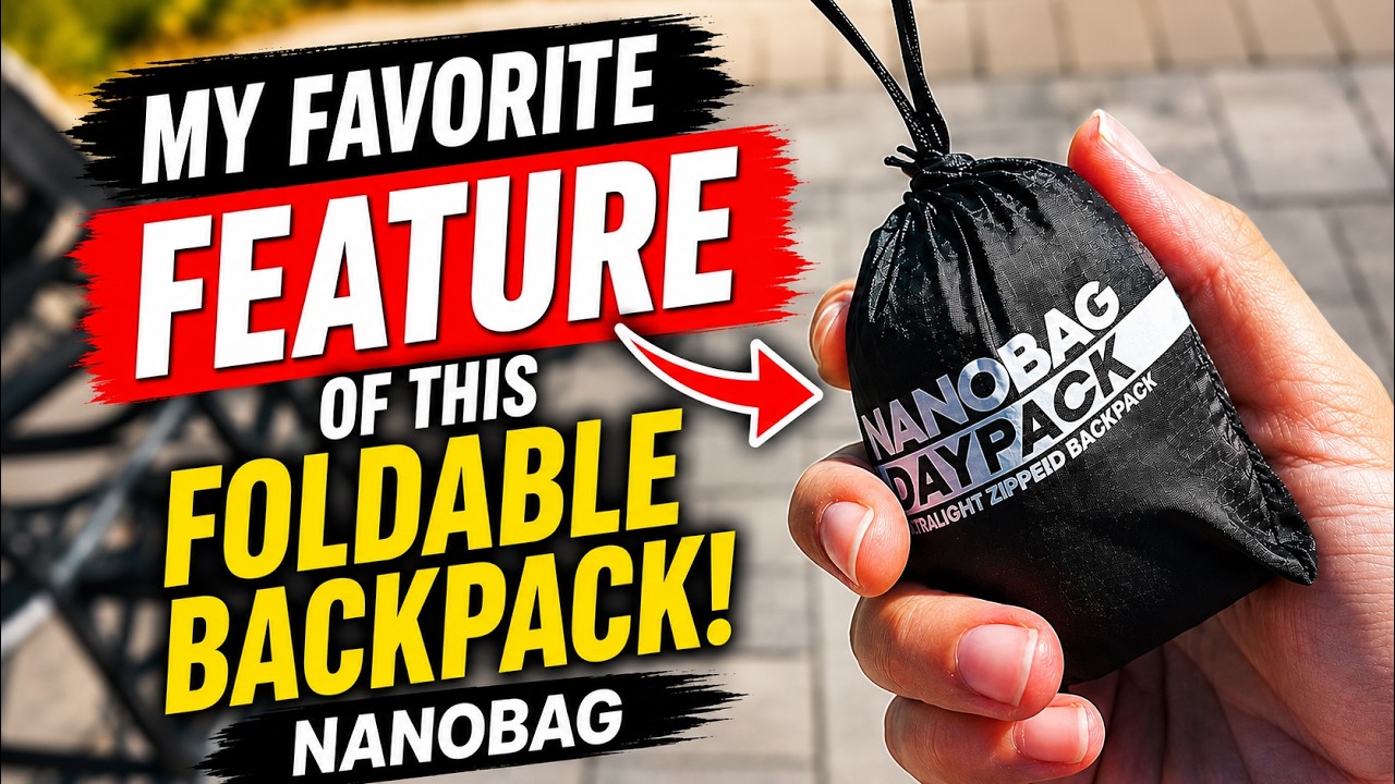 My Favorite Feature of This Foldable Backpack | Nanobag