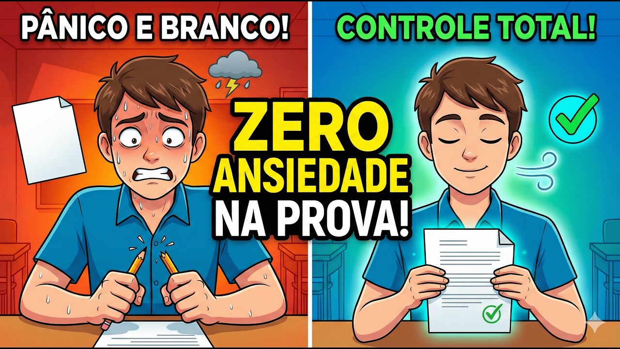 Como ZERAR a Ansiedade no Dia da Prova (Técnicas Que Funcionam)