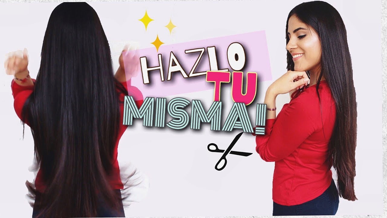 CÓMO CORTAR EL CABELLO EN V (CAPAS) Y RECTO | tu misma | Natalia Julia