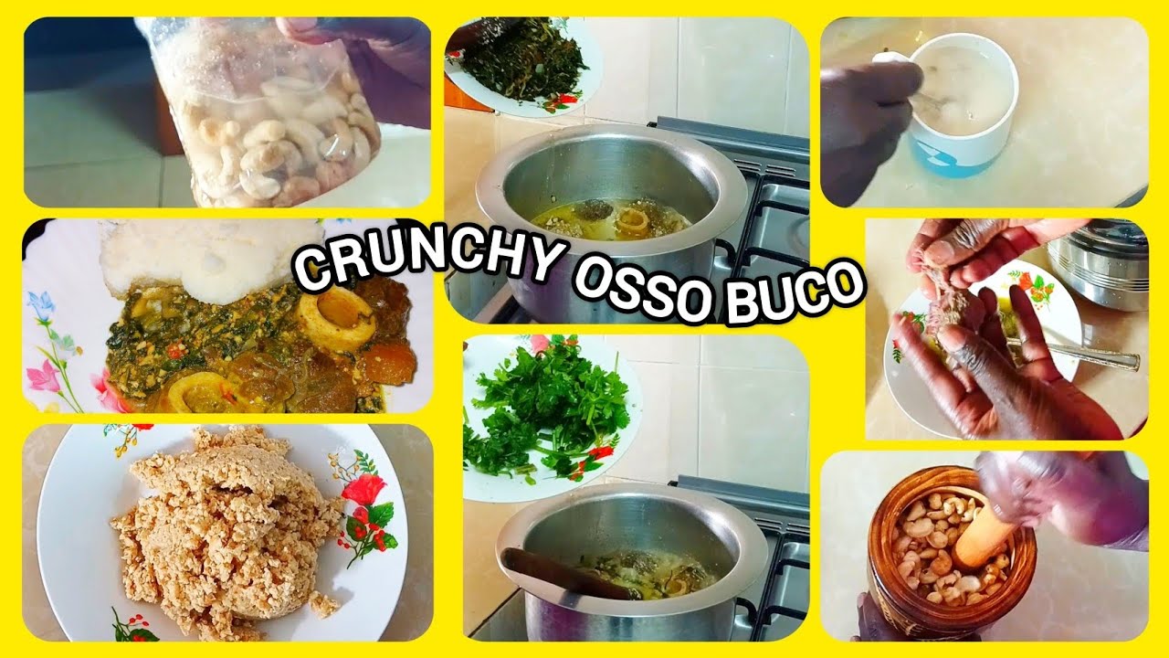 Ossobuco, Ugali & Managu with a Crunchy Cashewnut Twist! 🥘@JoMarysRecipes 
