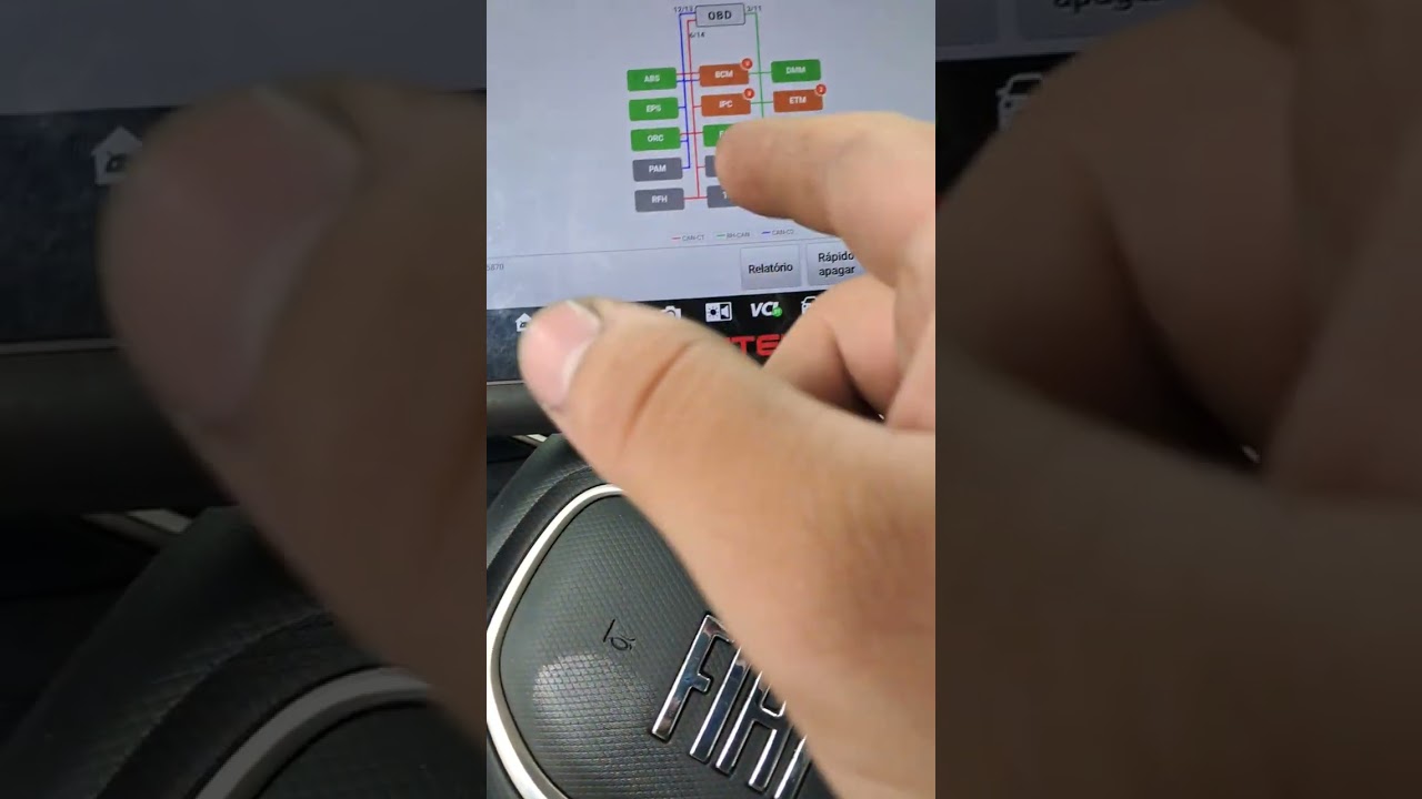 Como identificar um módulo de conforto queimado Fiat Argo 2024.
