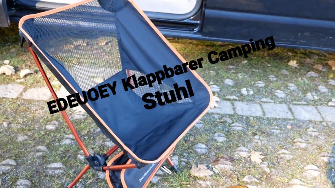 EDEUOEY Klappbarer Camping Stuhl