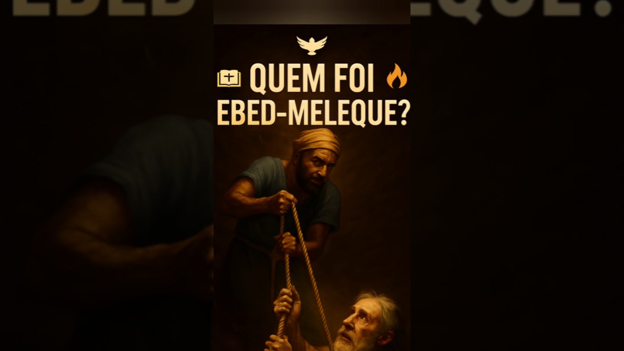 Ebed-Meleque: o servo que salvou Jeremias! 😮📖