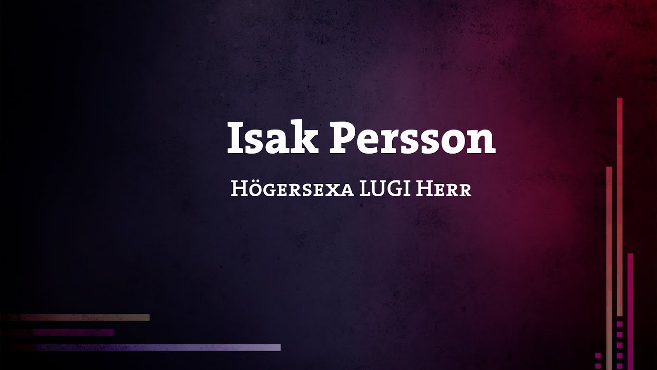 Isak Persson - Spelarpresentation