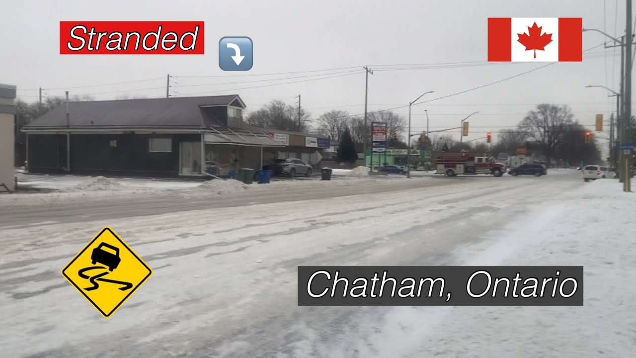 Getting stranded in Chatham, Ontario 🇨🇦 Vlog  Ep 3 Christmas Roadtrip to Canada series