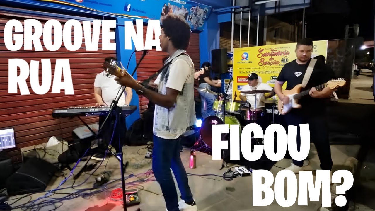 FAZENDO UM GROOVE NA CALÇADA, SERÁ QUE FICOU BOM??