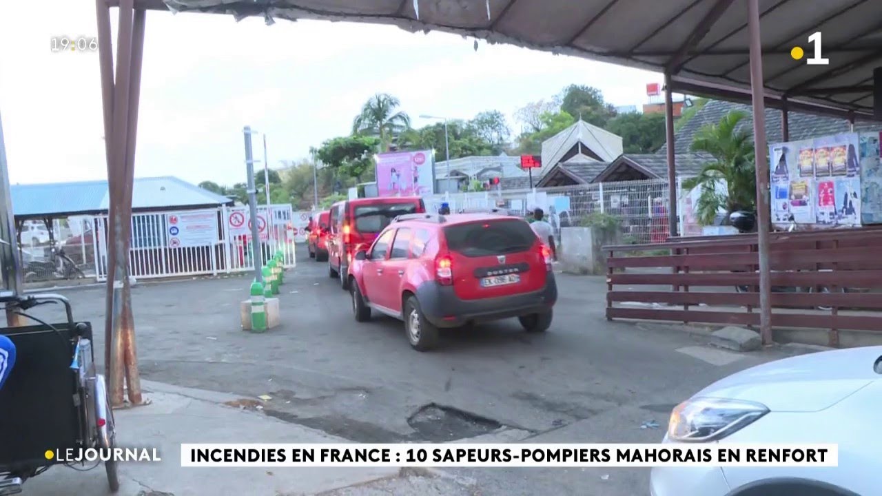 Incendie en France : 10 sapeurs pompiers mahorais en renfort