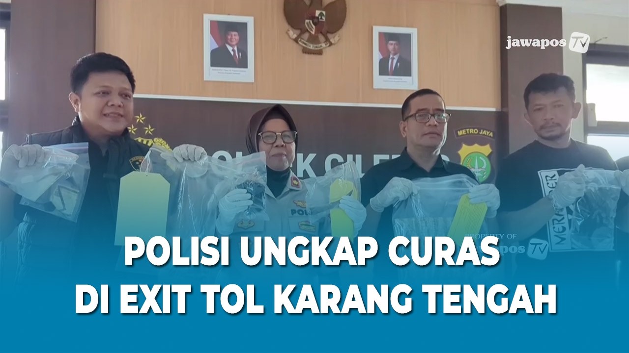 POLISI UNGKAP CURAS DI EXIT TOL KARANG TENGAH