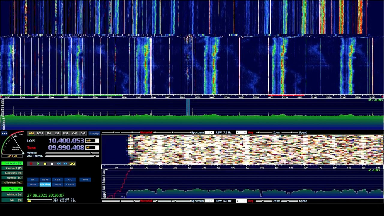Малахит-DDC. Работа с HDSDR. Malachite-DDC. Working with HDSDR.