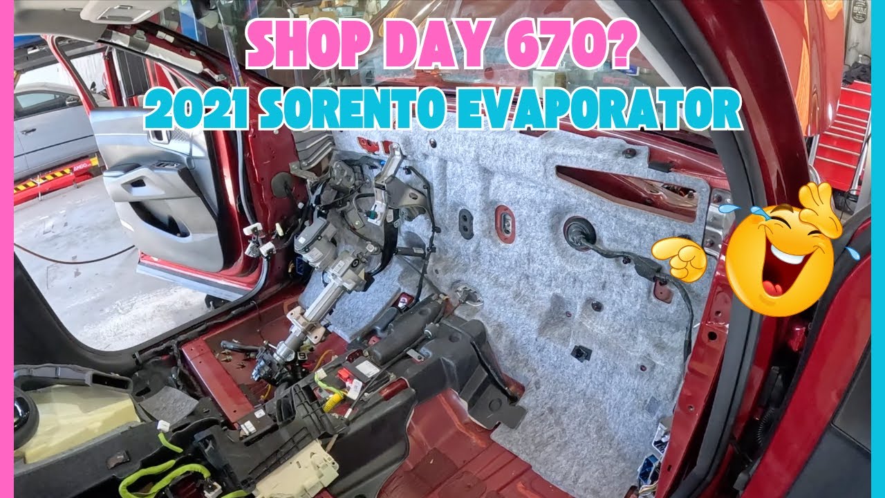 2021 Kia Sorento Evaporator, requires Dash Removal? Auto Repair Shop DAY 670