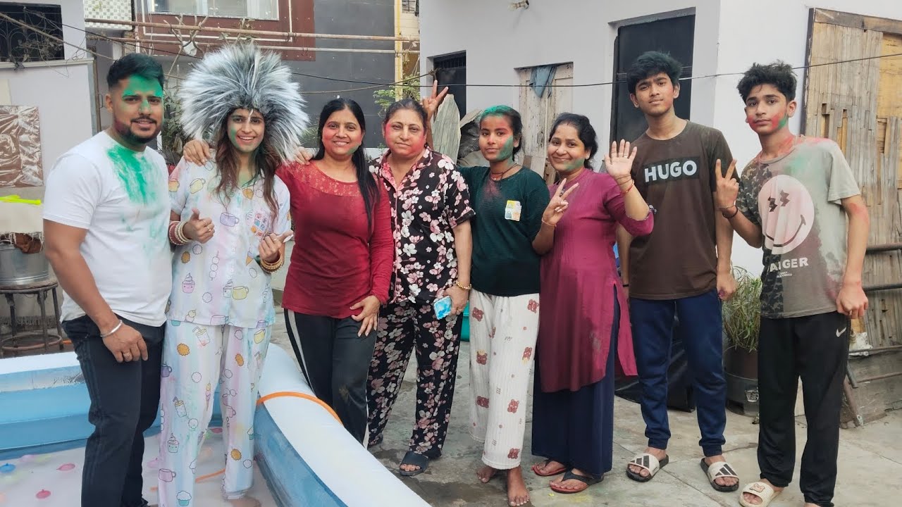 Pre-Holi Mein Machaya Puri Family Ne Full Dhamaal❗🥳