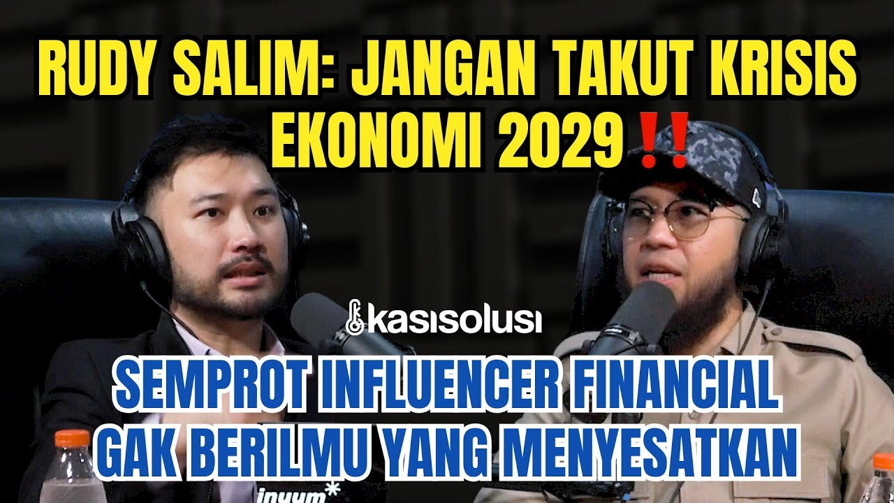 RUDY SALIM: ALL IN DI SAHAM & BTC MALAH MISKIN BUKAN BIKIN KAYA‼️BONGKAR INFLUENCER FINANCIAL SESAT