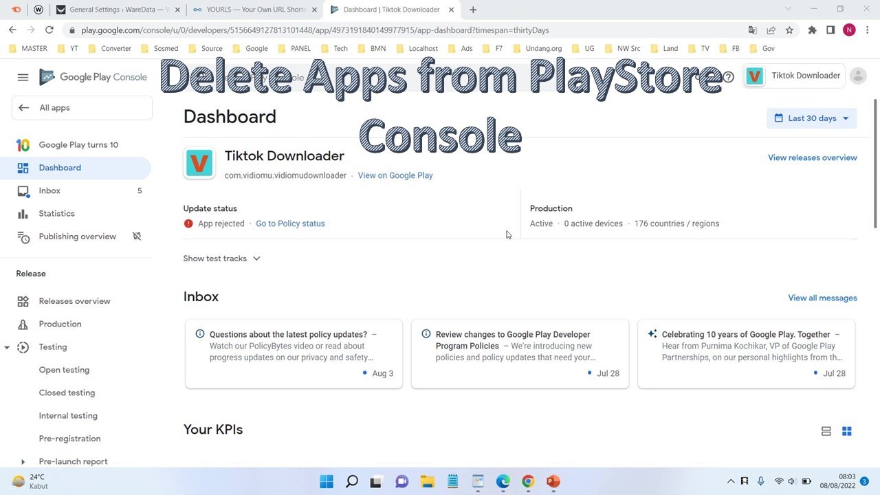 How to Delete or Unpublish Apps on Google Play Console