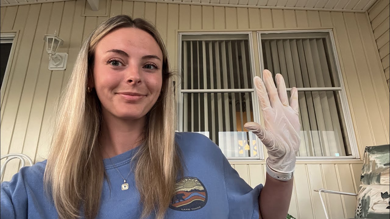 ASMR | 10 Minute Face Massage with Latex Gloves 🧤
