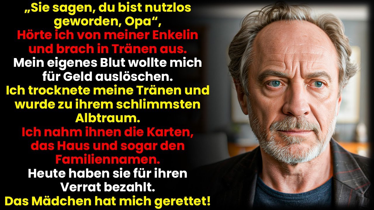 „Opa, heute Nacht nehmen sie dir alles“, flüsterte meine Enkelin weinend...