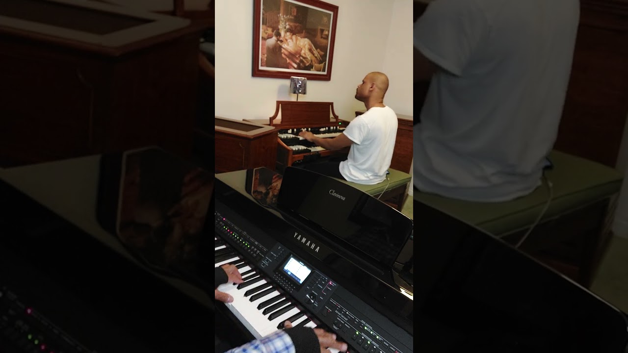 All my help comes from the Lord played by Darrius on the Organ and Andre on the piano