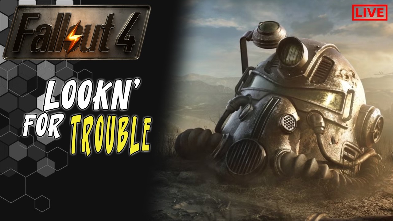 🔴 LIVE | Fallout 4 - Day 6 - I Have No Idea What I'm Doing
