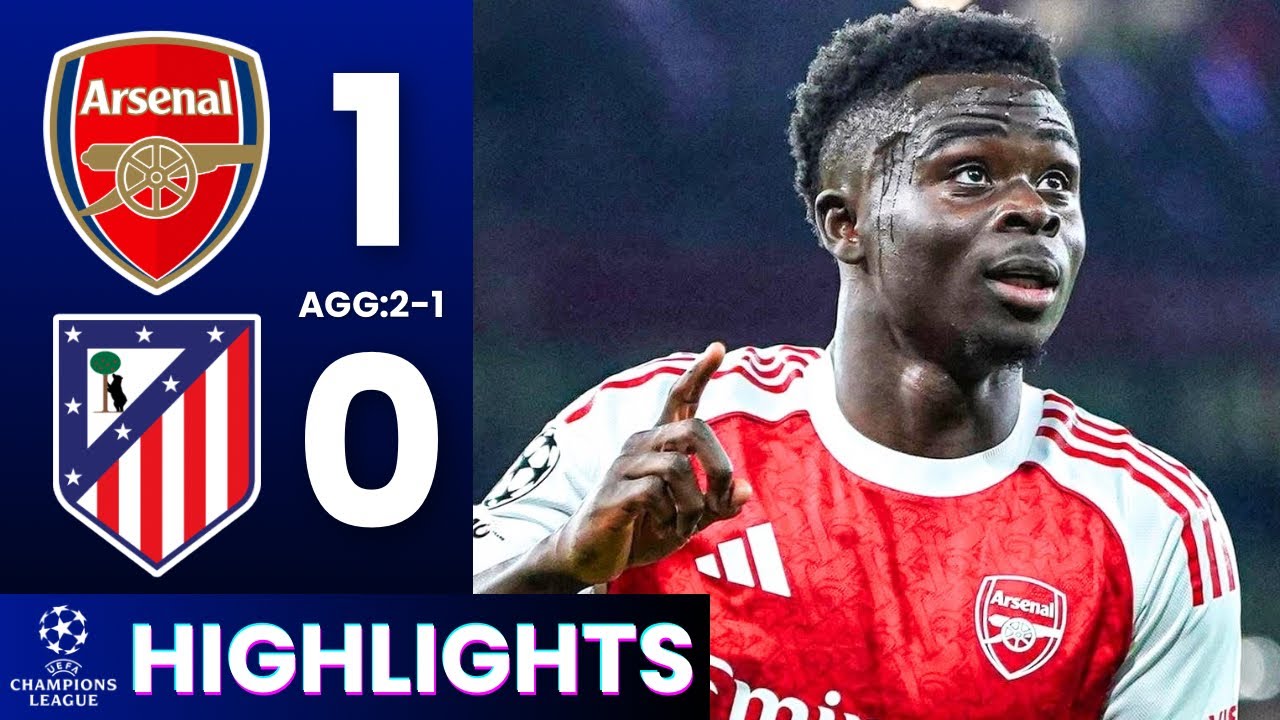 Arsenal vs Atletico Madrid Highlights | UEFA Champions League Semi-Final 2025/26