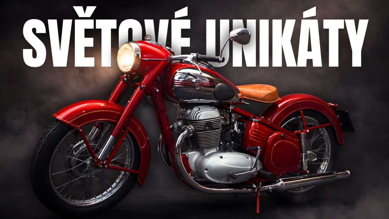 Tohle jsou ty nejzajímavější motorky: Manet, ČZ, Jawa| Dokument