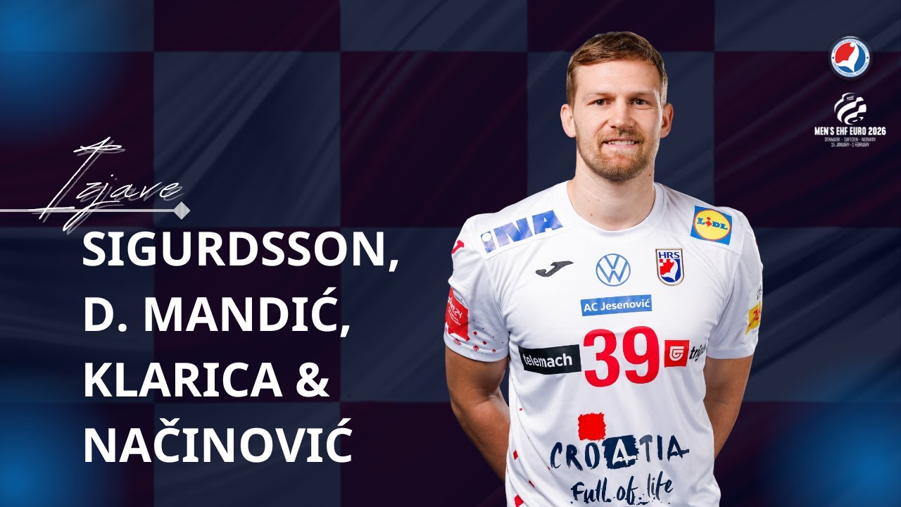HRVATSKA je U POLUFINALU EUROPSKOG PRVENSTVA! | Sigurdsson, Kuzmanović, Klarica & D. Mandić