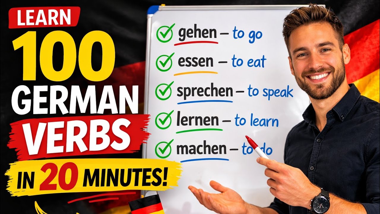 100 German Words for Daily Use | Learn German Vocabulary A1–B1 with Examples