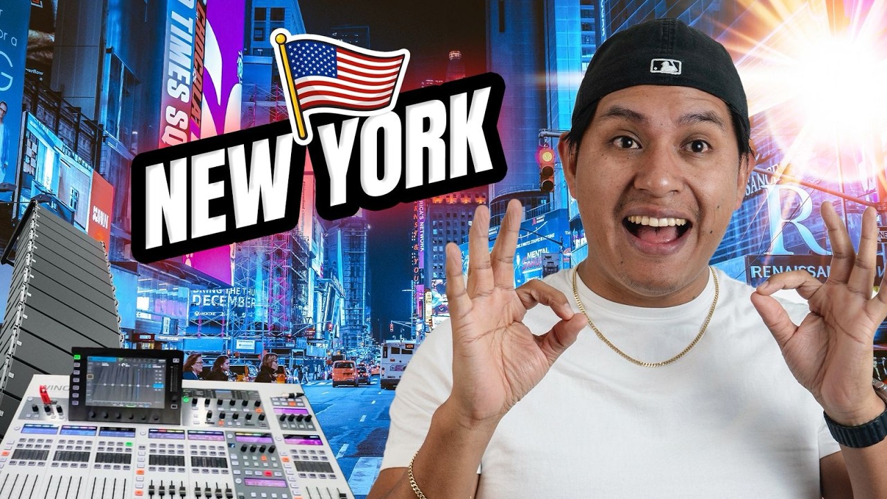 🎚 Ajuste de Delays con Behringer Wing y RCF DHL6… en pleno Brooklyn, New York