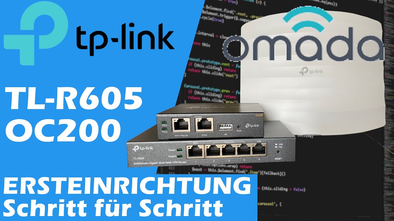 TP-Link Omada (SDN) TL-R605 / OC200 Ersteinrichtung - Anleitung - TEIL 1/2 - Ubiquiti Alternative